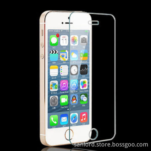 0.20mm Glass Tempered Screen Protectors for iPhone 5s, Ultra Thin